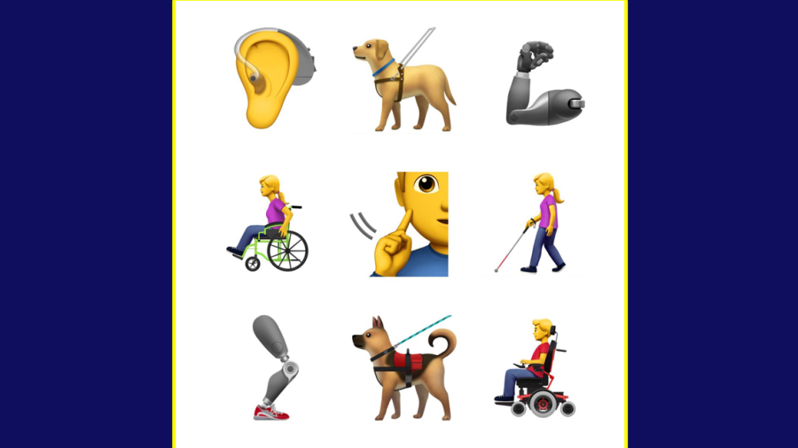 Apple propone emojis para representar a personas con discapacidades