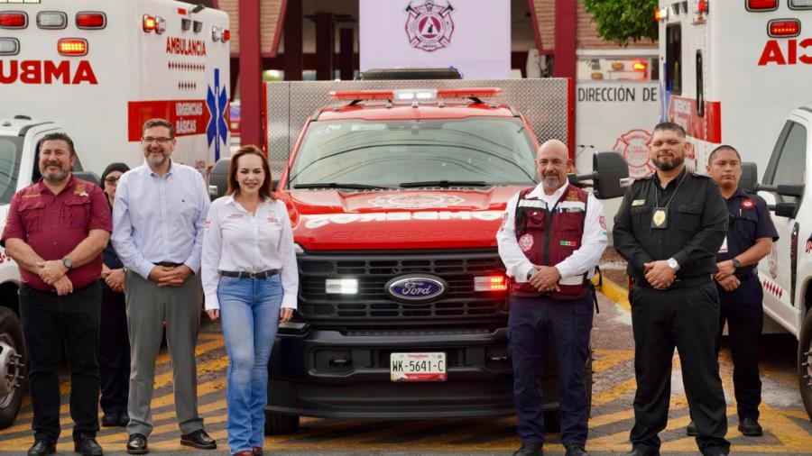 Nuevo Laredo refuerza su sistema de emergencias con nuevas ambulancias y unidades para PCyB