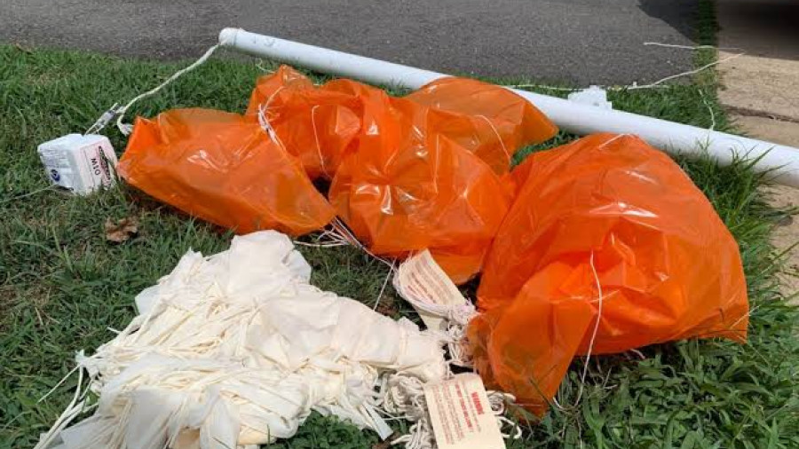 Cae artefacto del NOAA EUA en patio de casa en la colonia Ernesto Zedillo 