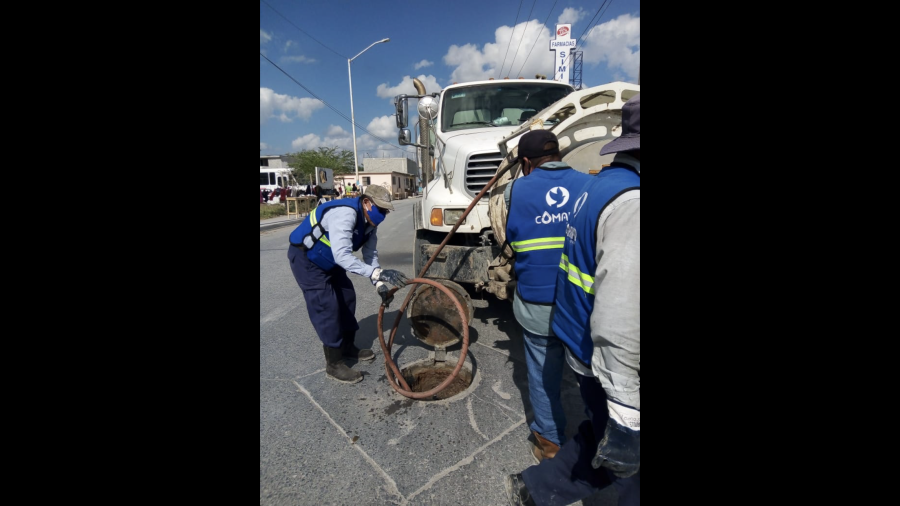 Sondea COMAPA Reynosa red sanitaria en las colonias