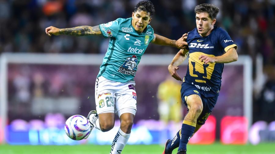 León y Pumas empatan tras un cerrado partido