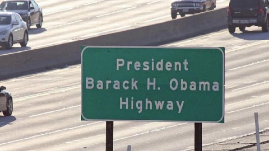 Rebautizan autopista en honor a Barack Obama