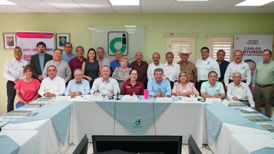 Refrenda Carmen Lilia Canturosas compromiso de trabajar en conjunto con Consenso de Instituciones por desarrollo de la ciudad 