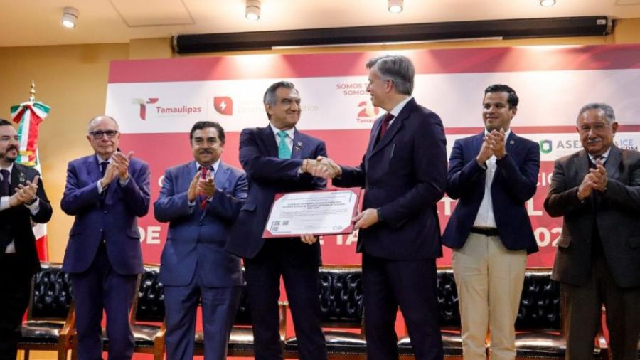Reconocimiento mundial a Tamaulipas por su programa de energía