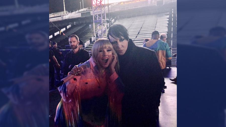 La foto de Marilyn Manson y Taylor Swift que nadie esperaba