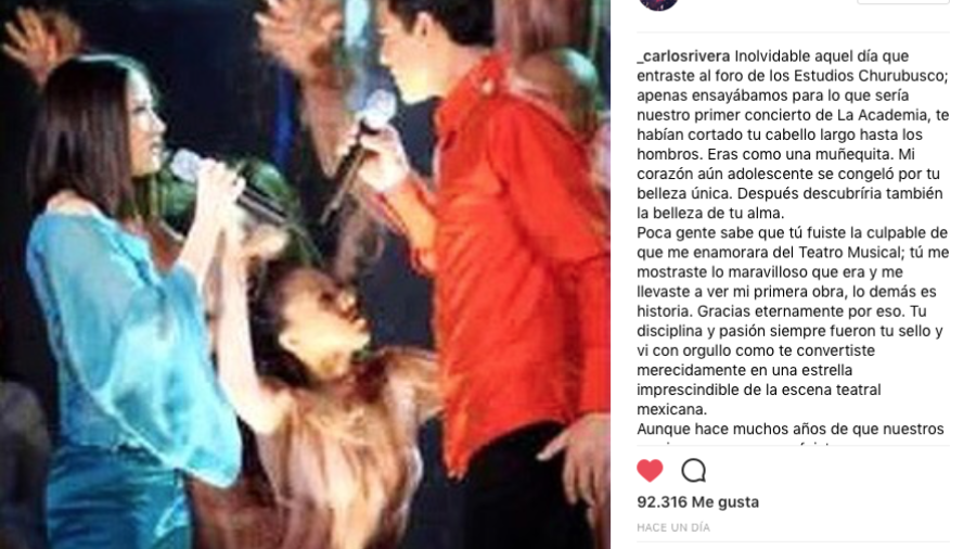 Carlos Rivera manda emotivo mensaje a “Hiromi”