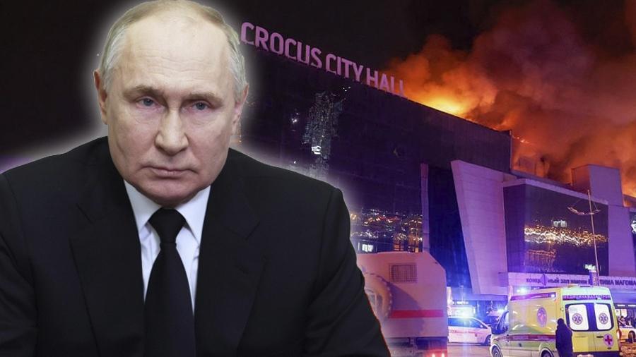 Putin clama venganza y promete castigo contra responsables del atentado en Moscú