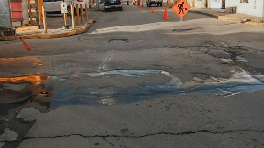 Realizan trabajos de rehabilitación en la red de agua