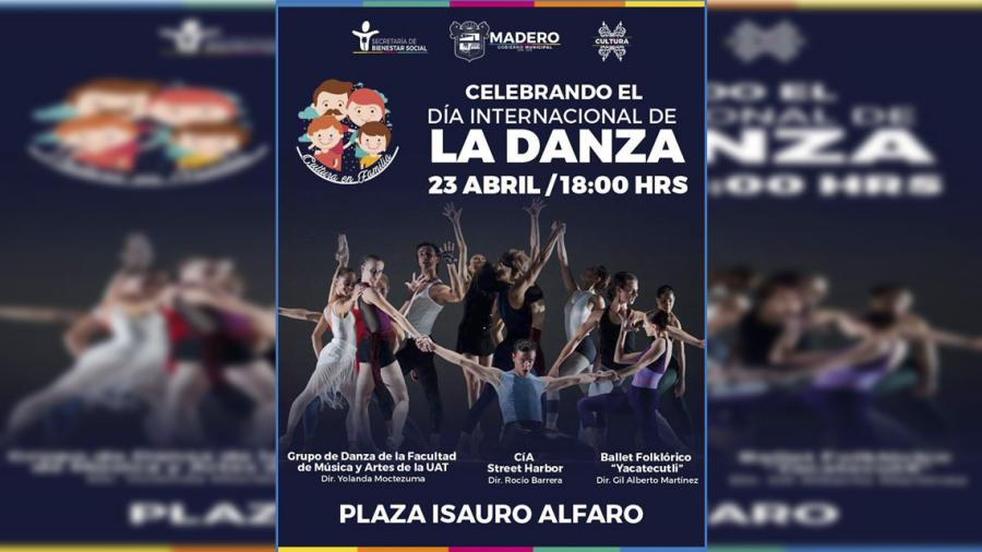 Invitan a celebrar el día internacional de la danza