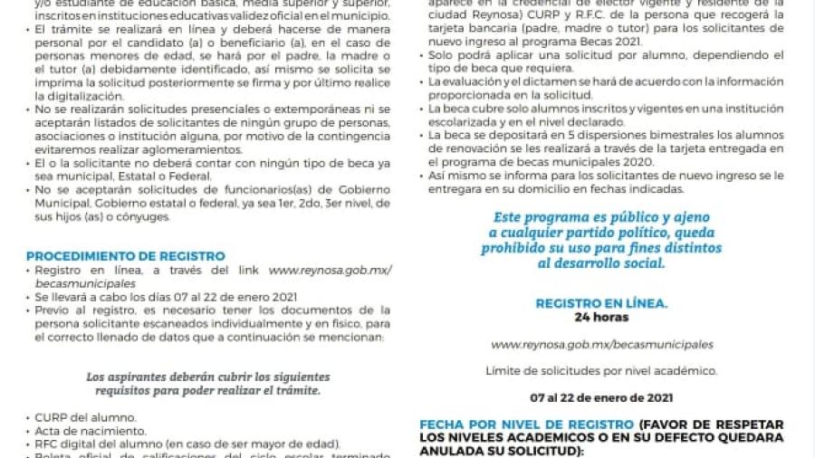 Inicia Municipio 2021 con 150+20 MDP en Becas