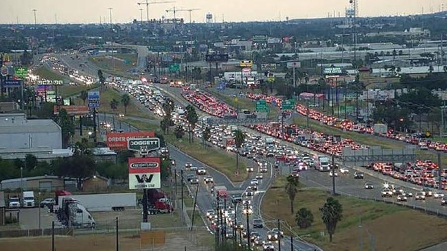 Provoca tráfico pesado choque en Pharr