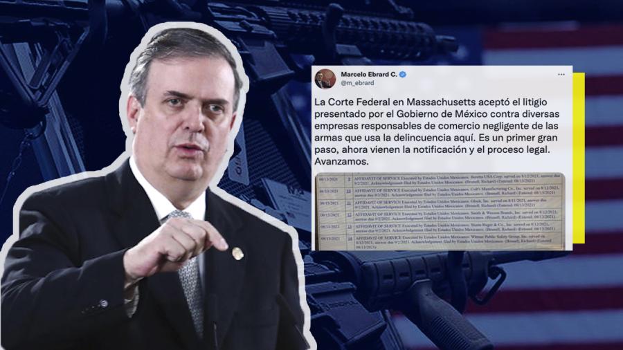 Admite Corte federal de Massachusetts demanda de México en contra fabricantes de armas