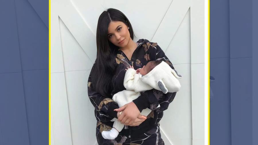 Así celebró Kylie Jenner el primer mes de su bebé