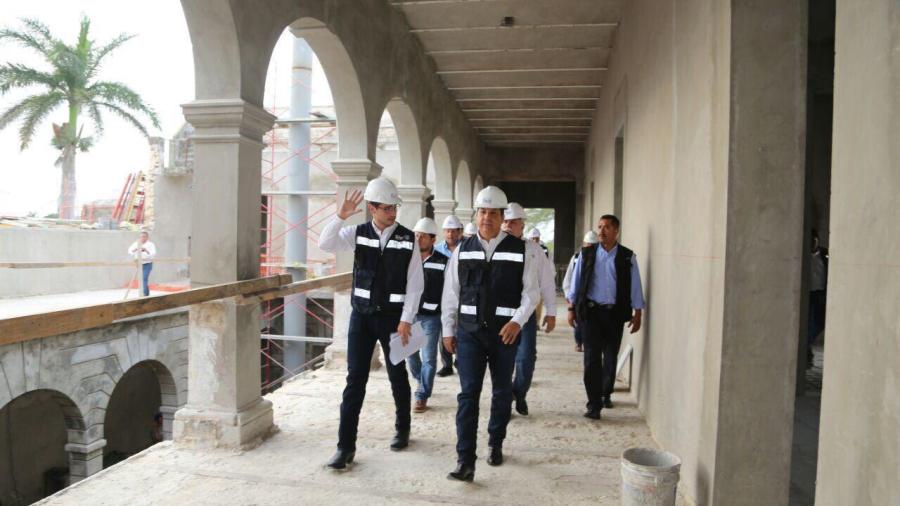 Supervisa Gobernador de Tamaulipas la obra del museo del niño en Tampico