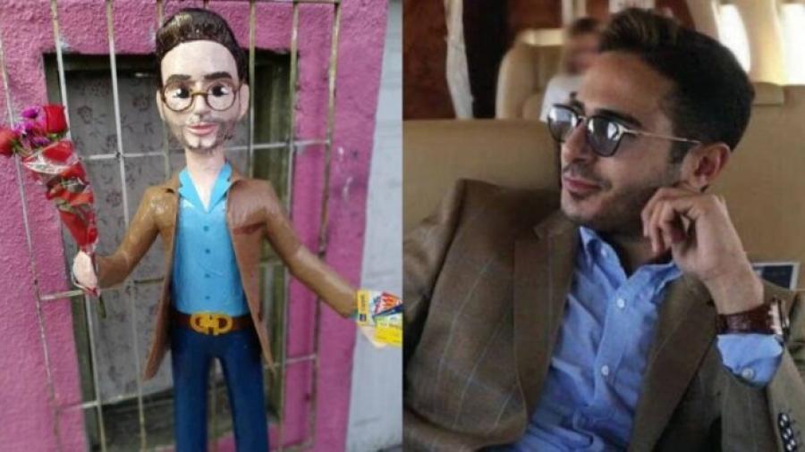 Tras éxito del documental, crean piñata del “Estafador de Tinder”