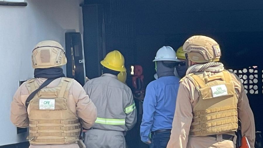 Operativo de CFE sorprende a comerciantes del Centro por presunto robo de energía