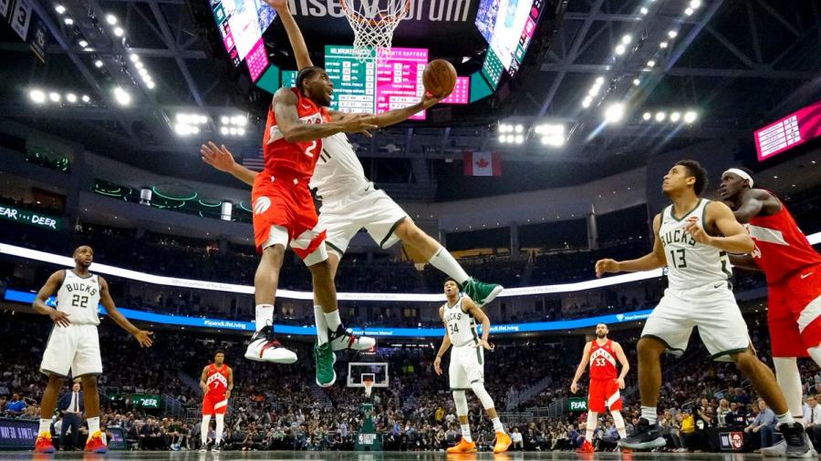  Raptors vence 105-99 a Bucks 