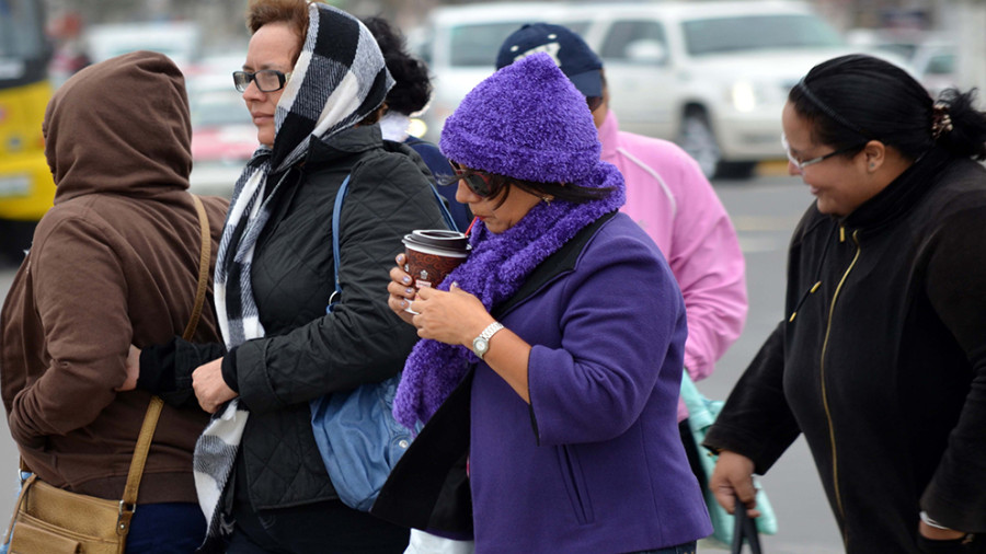 Se mantiene ambiente fr&iacute;o en gran parte del pa&iacute;s