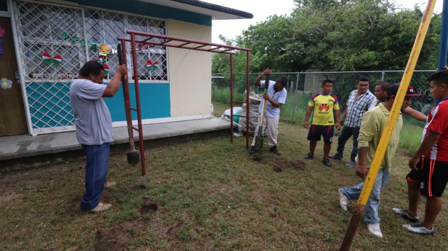Inaugura gobierno de Tampico aula escolar en jardín de niños “Jaime Nunó”