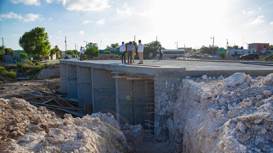 Sustituye Gobierno de Matamoros, viejo puente de fierro, por uno vehicular; Alcalde supervisa avances