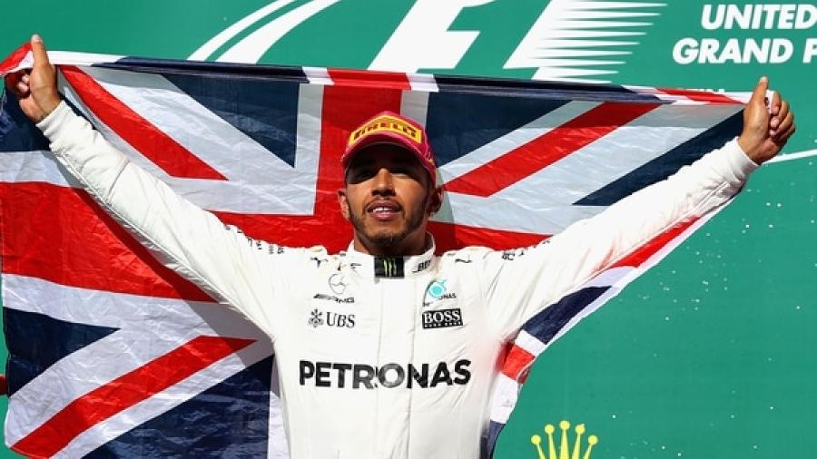 Lewis Hamilton gana el GP de los Estados Unidos y obtiene su 4to título de la F1