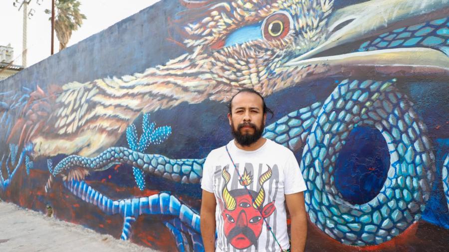 Inauguran  mural Alegoría al Correcaminos 