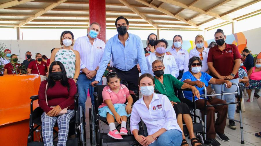 Sensibilidad de Gobierno Municipal y DIF-Reynosa apoyando a personas con discapacidad