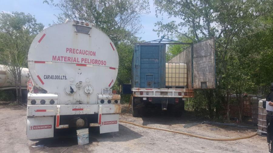 Asegura SSP 55 mil litros de hidrocarburo en el municipio de González