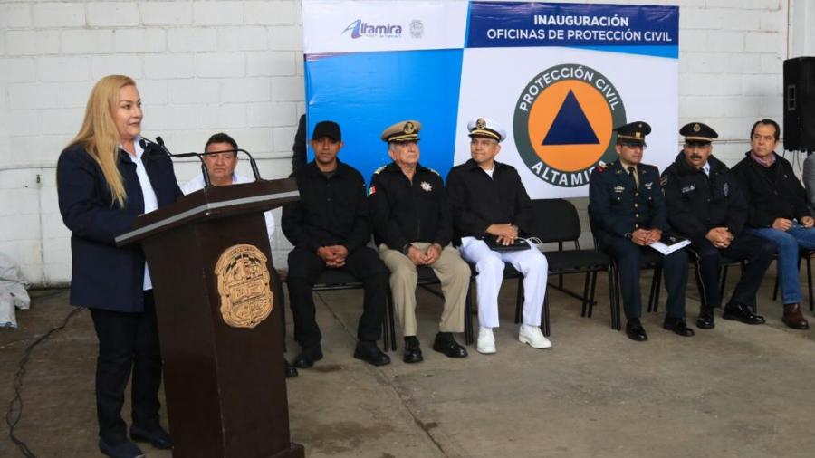 Inauguran nuevas oficinas de la Dirección de Protección Civil en Altamira