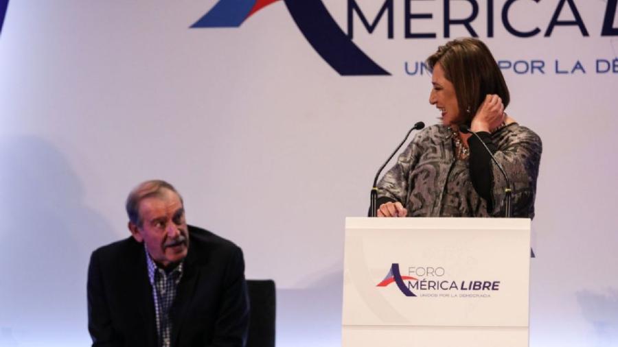 Si atacan a una, nos atacan a todas: Xóchitl Gálvez a Vicente  Fox