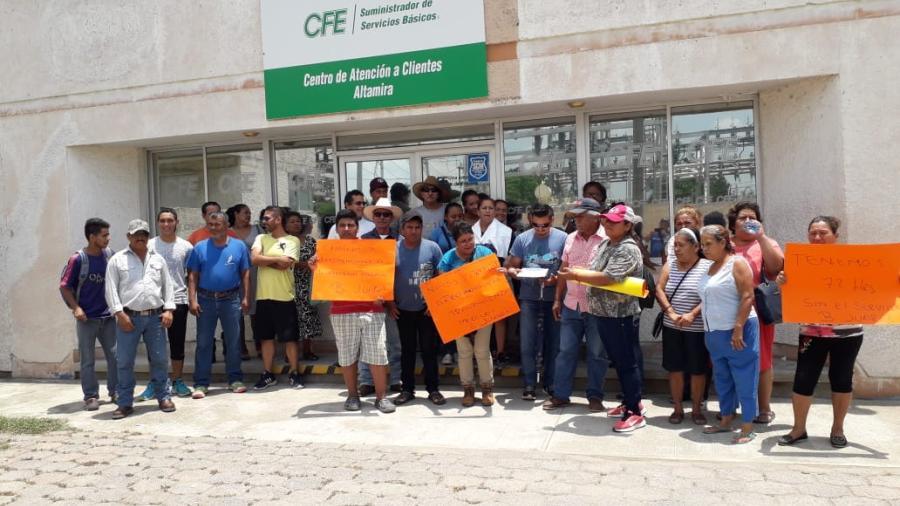 Surge nueva protesta contra la CFE tras 72 horas sin servicio en zona ejidal