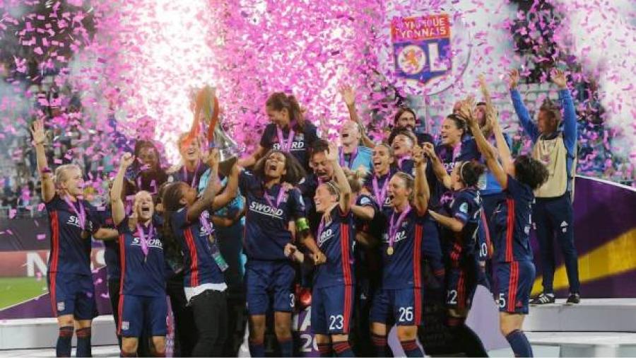 Lyon Femenil logra tiplete en Champions