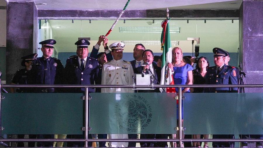 Andrés Zorrilla Moreno encabeza ceremonia del inicio de la Independencia
