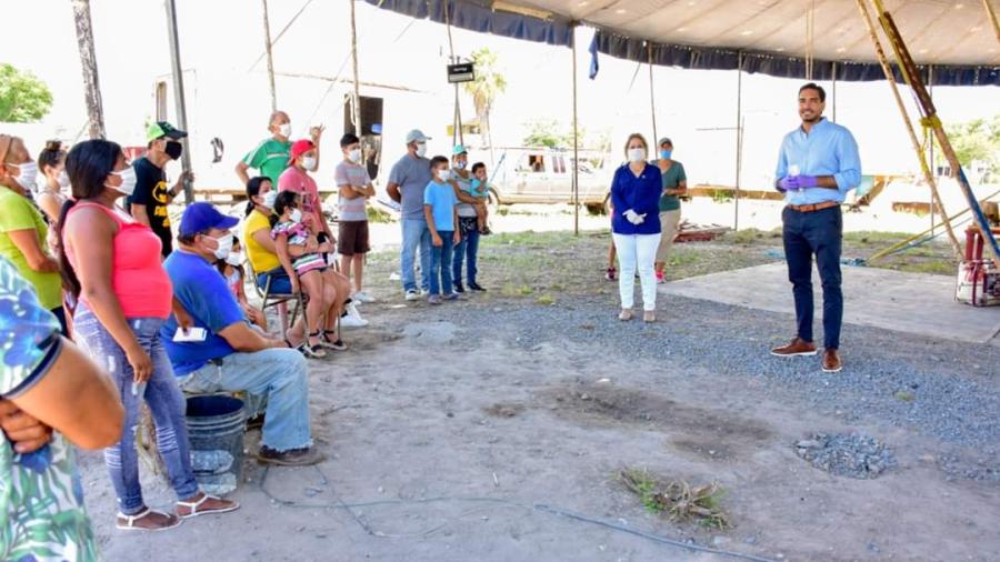 Voluntariado de sistema DIF Reynosa lleva diversos apoyos a familias circenses varados en esta ciudad