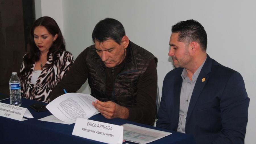 AMPI y Regina Energy firman convenio