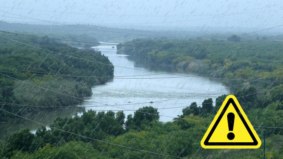  ¡ALERTA!: Incrementa caudal del Río Bravo por fuertes lluvias