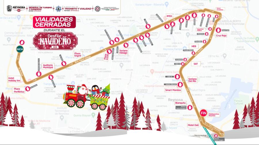 Conoce la Ruta del Desfile Navideño 2025 y planea tus recorridos 