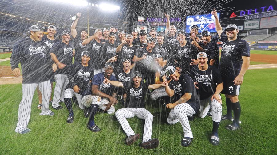 Yankees son los nuevos campeones de la División Este de la MLB