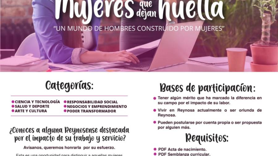 Honrará Municipio a "Mujeres que Dejan Huella" 