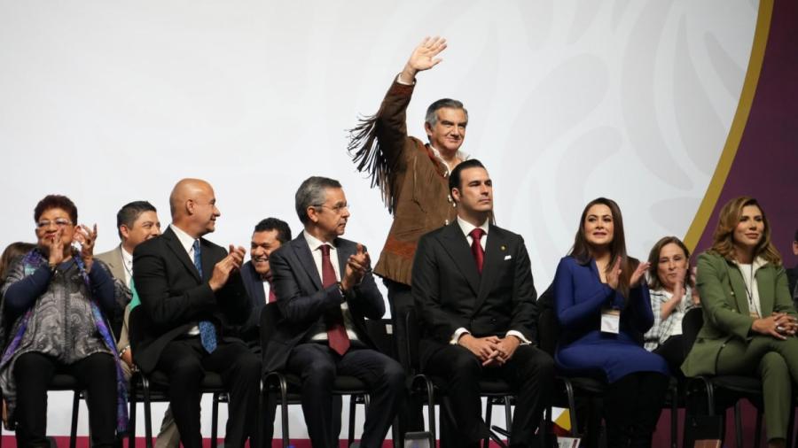 Gobernadores de la Cuarta Transformación respaldan a Claudia Sheinbaum; participa Américo Villarreal 