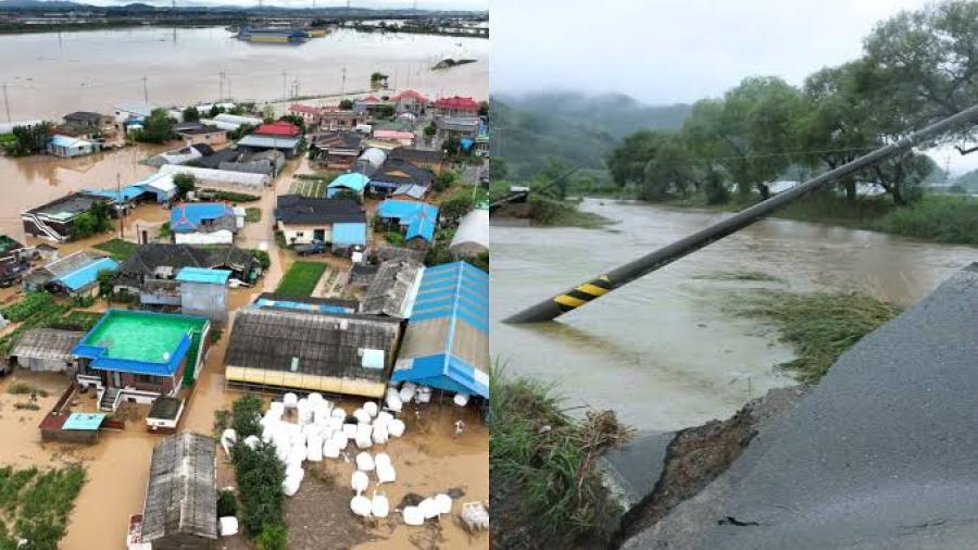 Corea del Sur en emergencia: 17 muertos y más de 13 mil evacuados tras cinco días de lluvias torrenciales