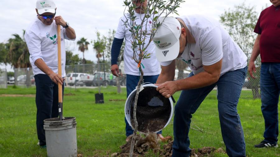 Fortalece gobierno de Nuevo Laredo cuidado al medio ambiente con programa de reforestación