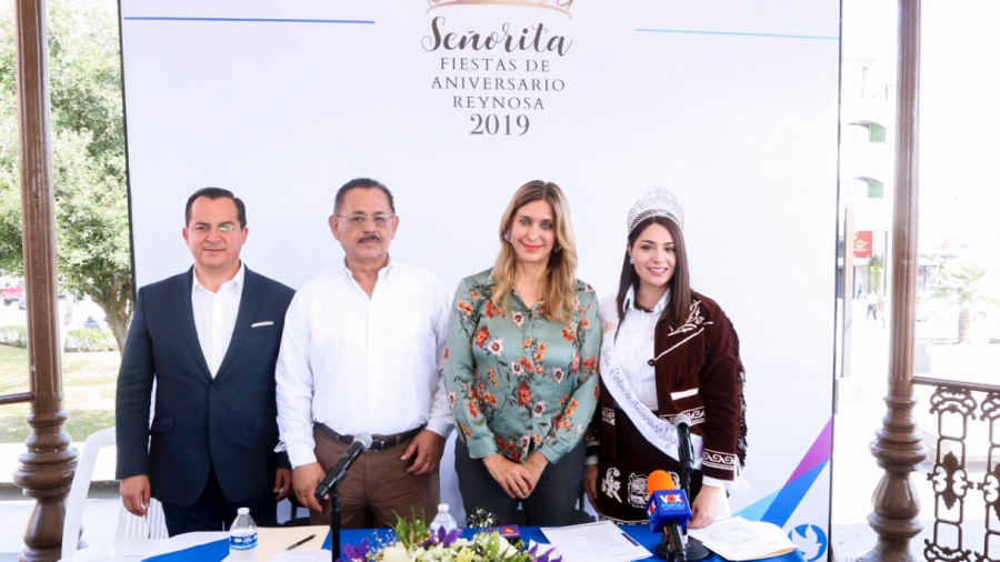 Convoca Maki Ortiz a "Señorita Fiestas de Aniversario Reynosa 2019"