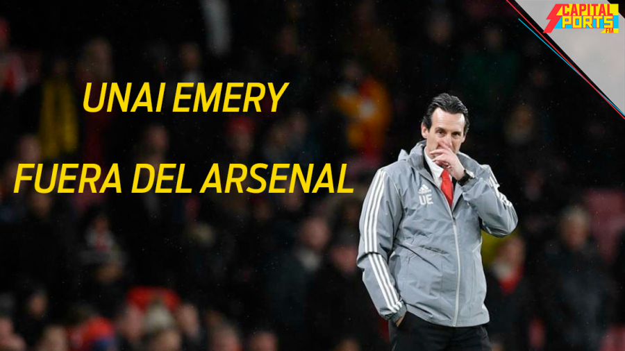 Arsenal hace oficial la destitución de Unai Emery