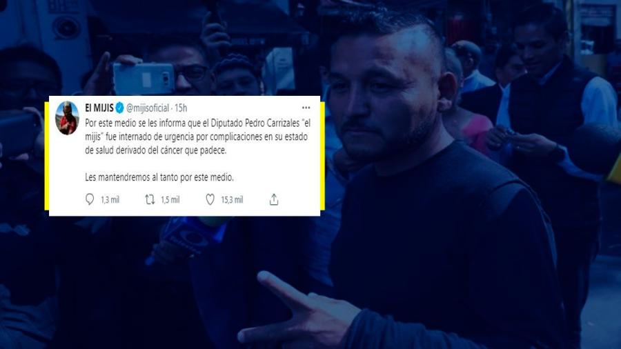 Internan de emergencia al “Mijis”  tras complicaciones por su enfermedad