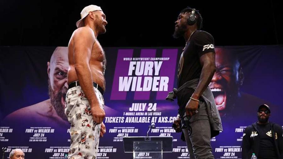 Brote de Covid-19 pone en peligro la pelea de Fury vs Wilder III