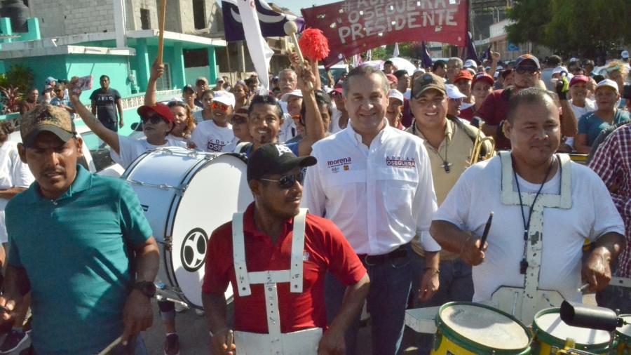 Adrián Oseguera realiza recorrido de agradecimiento a los maderenses