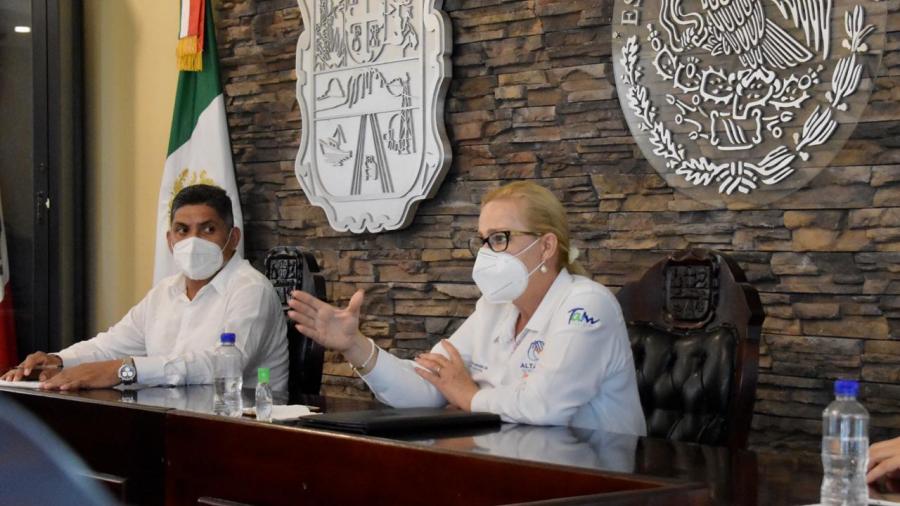 Coordinan esfuerzos Gobierno de Altamira y Estado para prevenir el COVID 19