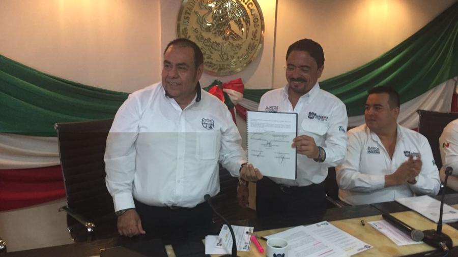 ⁠⁠⁠Firman Sutsha y Ayuntamiento de Madero contrato colectivo