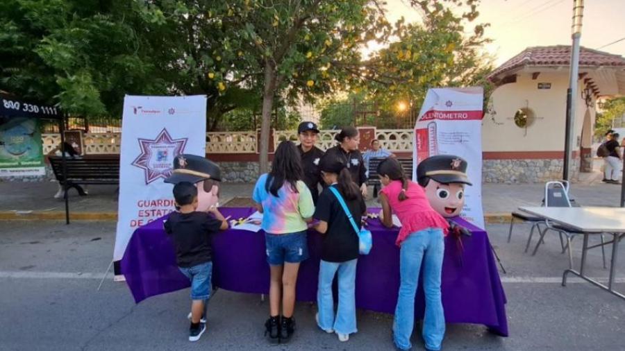 Mantiene Guardia Estatal de Género proximidad con familias durante periodo vacacional